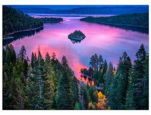 Tablou - Lacul Tahoe, Sierra Nevada, California, SUA (70x50 cm)