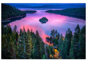 Tablou - Lacul Tahoe, Sierra Nevada, California, SUA (90x60 cm)