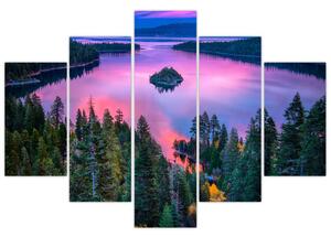 Tablou - Lacul Tahoe, Sierra Nevada, California, SUA (150x105 cm)