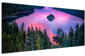 Tablou - Lacul Tahoe, Sierra Nevada, California, SUA (120x50 cm)