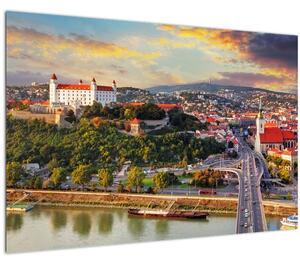 Tablou - Panorama bratislavei, Slovacia (90x60 cm)