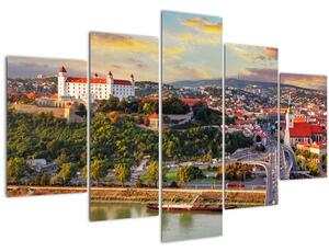 Tablou - Panorama bratislavei, Slovacia (150x105 cm)