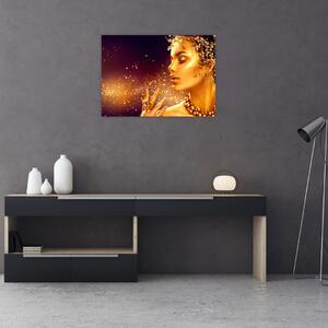 Tablou - Regina de aur (70x50 cm)