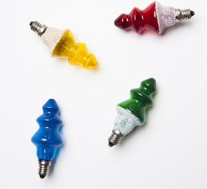 Beculețe Blistr Brăduț, colorate, 3 buc., 20V/0,1A