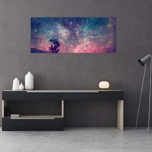 Tablou - Cer de noapte din alta dimensie (120x50 cm)