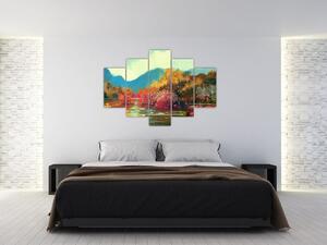 Tablou - Culorile toamnei (150x105 cm)