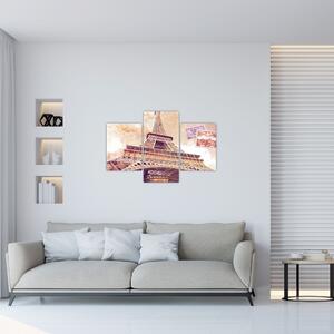 Tablou - Prriveliștea din Paris (90x60 cm)