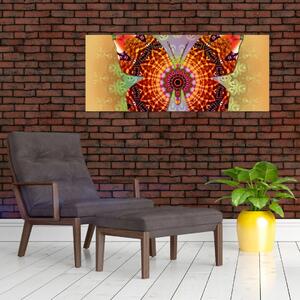 Tablou - Fluture etno (120x50 cm)