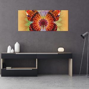 Tablou - Fluture etno (120x50 cm)