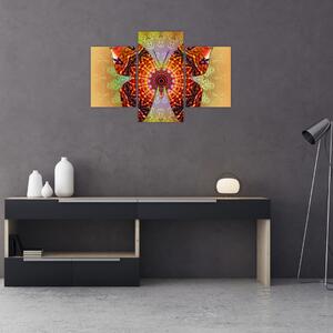 Tablou - Fluture etno (90x60 cm)