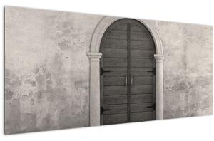 Tablou - Ușa misterioasă (120x50 cm)