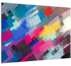 Tablou - Dungi colorate cu pensula (70x50 cm)