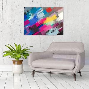 Tablou - Dungi colorate cu pensula (70x50 cm)