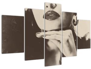 Tablou - Vintage, poza unei femei (150x105 cm)