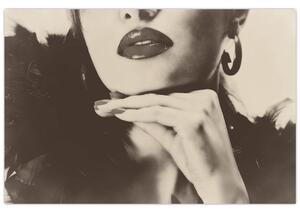 Tablou - Vintage, poza unei femei (90x60 cm)