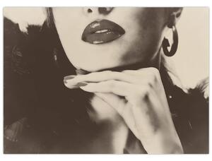 Tablou - Vintage, poza unei femei (70x50 cm)