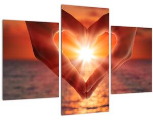 Tablou - Soare în inimă (90x60 cm)