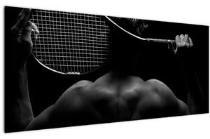 Tablou - Jucătorul de tenis (120x50 cm)