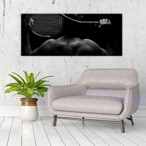Tablou - Jucătorul de tenis (120x50 cm)