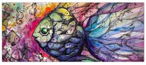 Tablou - Peștișorul colorat (120x50 cm)
