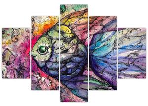 Tablou - Peștișorul colorat (150x105 cm)