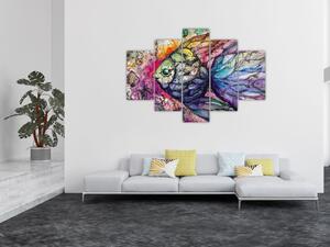 Tablou - Peștișorul colorat (150x105 cm)