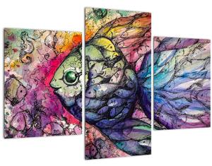 Tablou - Peștișorul colorat (90x60 cm)