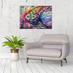 Tablou - Peștișorul colorat (70x50 cm)