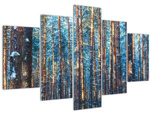 Tablou - Pădurea iarna (150x105 cm)