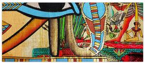 Tablou- Pictură egipteană (120x50 cm)