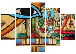 Tablou- Pictură egipteană (150x105 cm)