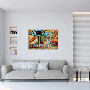 Tablou- Pictură egipteană (90x60 cm)