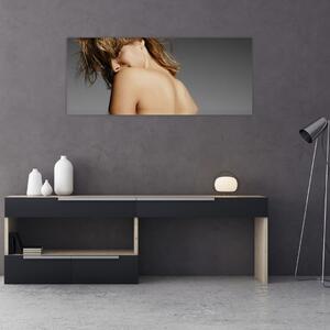 Tablou - Imaginea unei femei care face baie (120x50 cm)