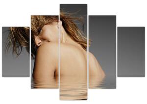 Tablou - Imaginea unei femei care face baie (150x105 cm)