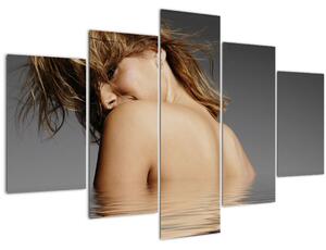 Tablou - Imaginea unei femei care face baie (150x105 cm)