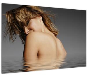 Tablou - Imaginea unei femei care face baie (90x60 cm)