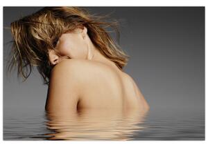 Tablou - Imaginea unei femei care face baie (90x60 cm)