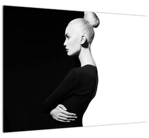 Tablou - O femeie à la yin și yang (70x50 cm)