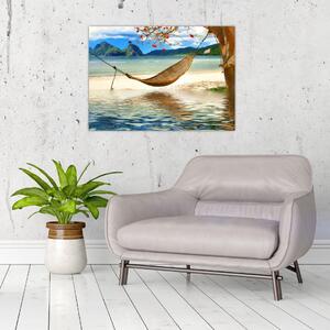 Tablou - Relax la plajă (70x50 cm)
