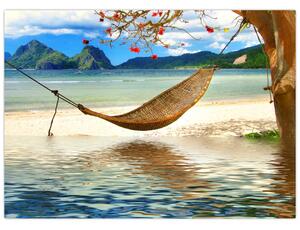 Tablou - Relax la plajă (70x50 cm)
