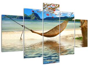Tablou - Relax la plajă (150x105 cm)