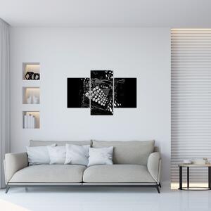 Tablou - Desen în stilul lui Banksy (90x60 cm)