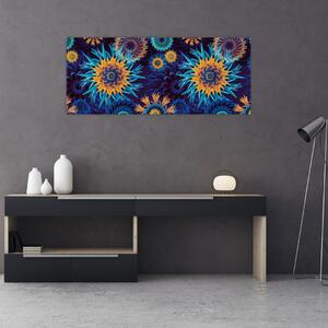 Tablou - 3D flori (120x50 cm)