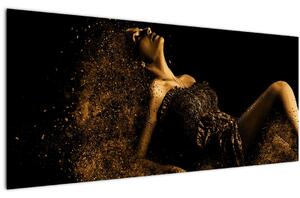Tablou - Femeia din aur (120x50 cm)
