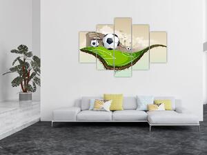 Tablou - Teren de fotbal (150x105 cm)
