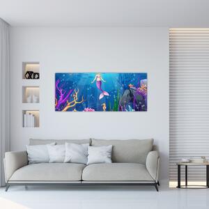 Tablou - Sirenă (120x50 cm)