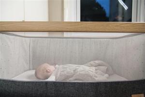 Patut co-sleeper bebe 2 in 1 Tutti Bambini CoZee Oak & Charcoal