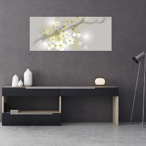 Tablou - Crenguțe înflorite (120x50 cm)