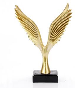 Statueta "Bird" Gold din rasina