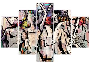 Tablou - Seara de jazz (150x105 cm)
